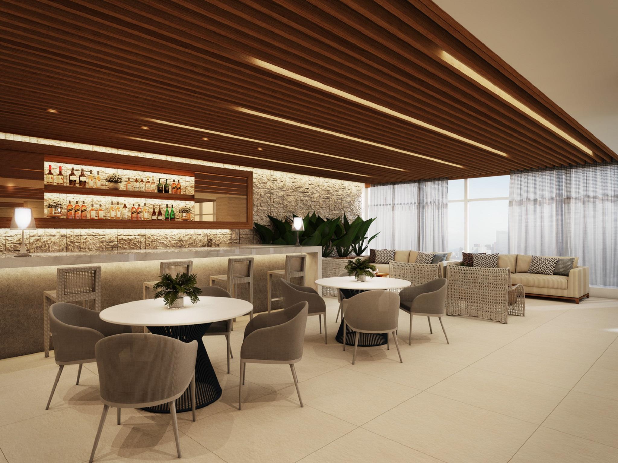 喜来登桑托斯酒店 外观 照片 The lounge at the airport
