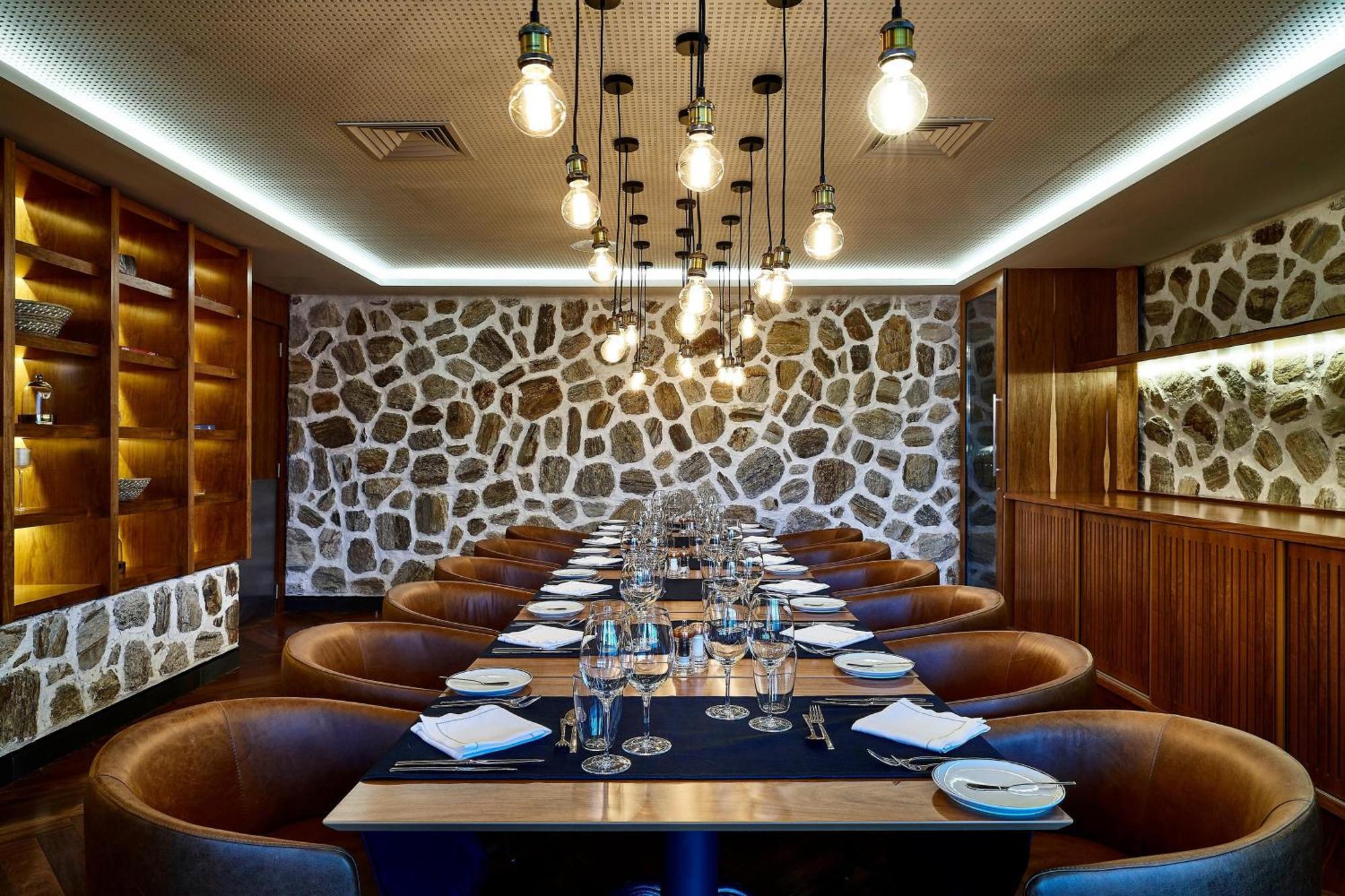 喜来登桑托斯酒店 外观 照片 Restaurant