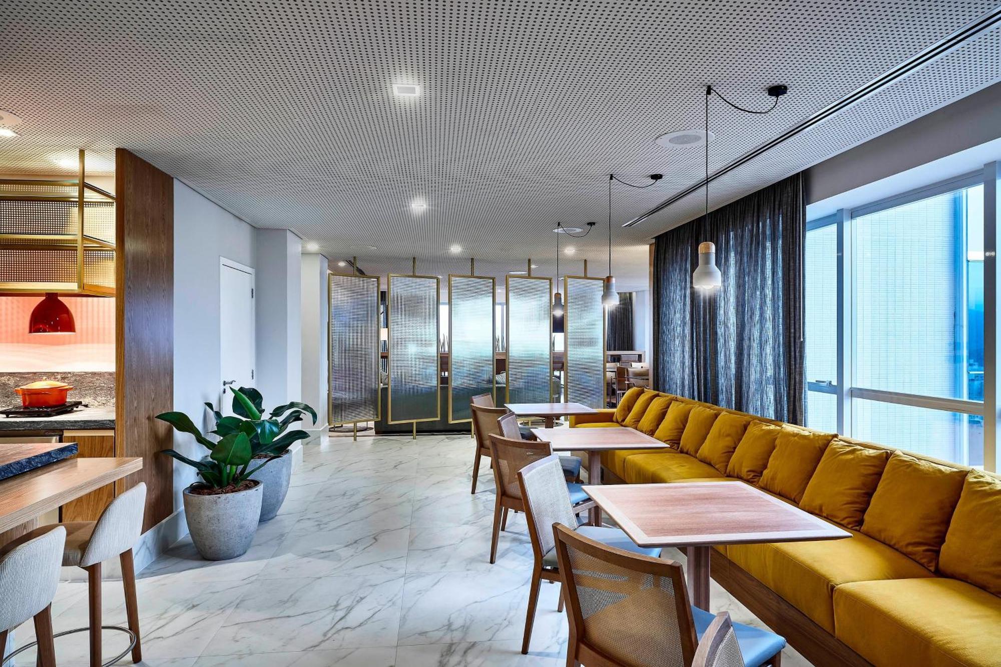 喜来登桑托斯酒店 外观 照片 The lounge at the airport