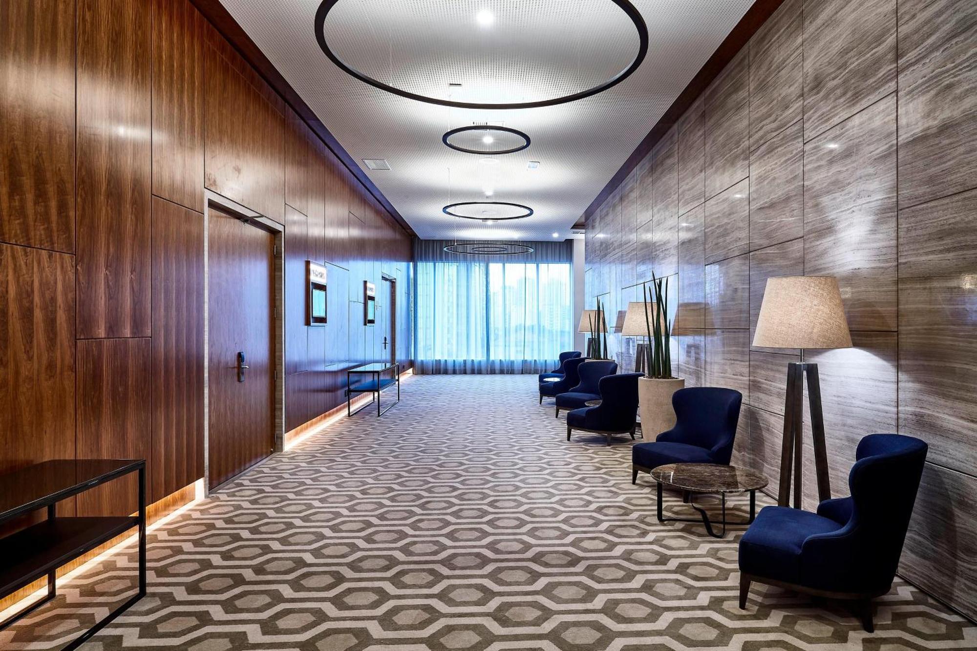 喜来登桑托斯酒店 外观 照片 The interior of the hotel