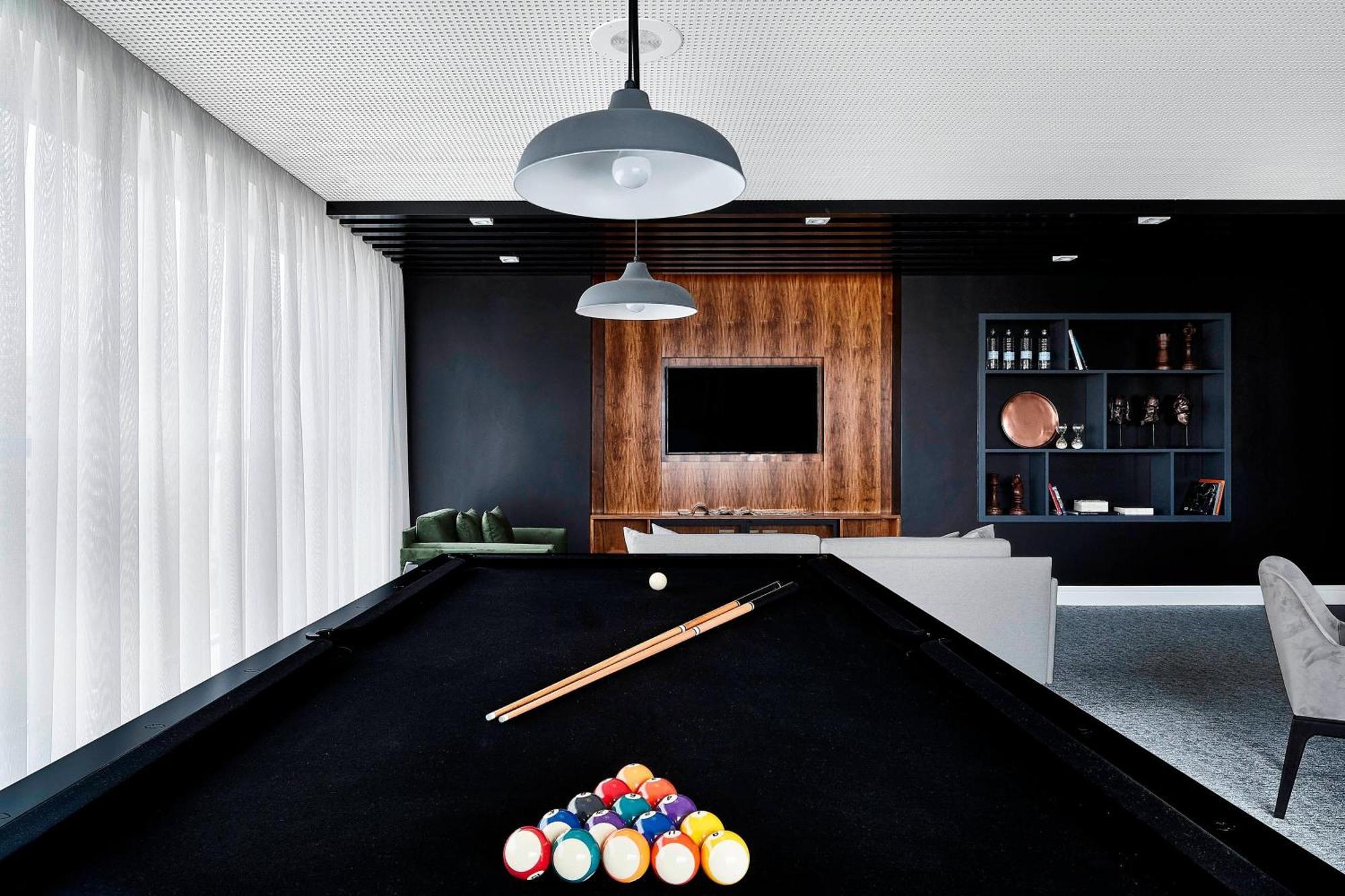 喜来登桑托斯酒店 外观 照片 The pool table at the home of the 2016 winner