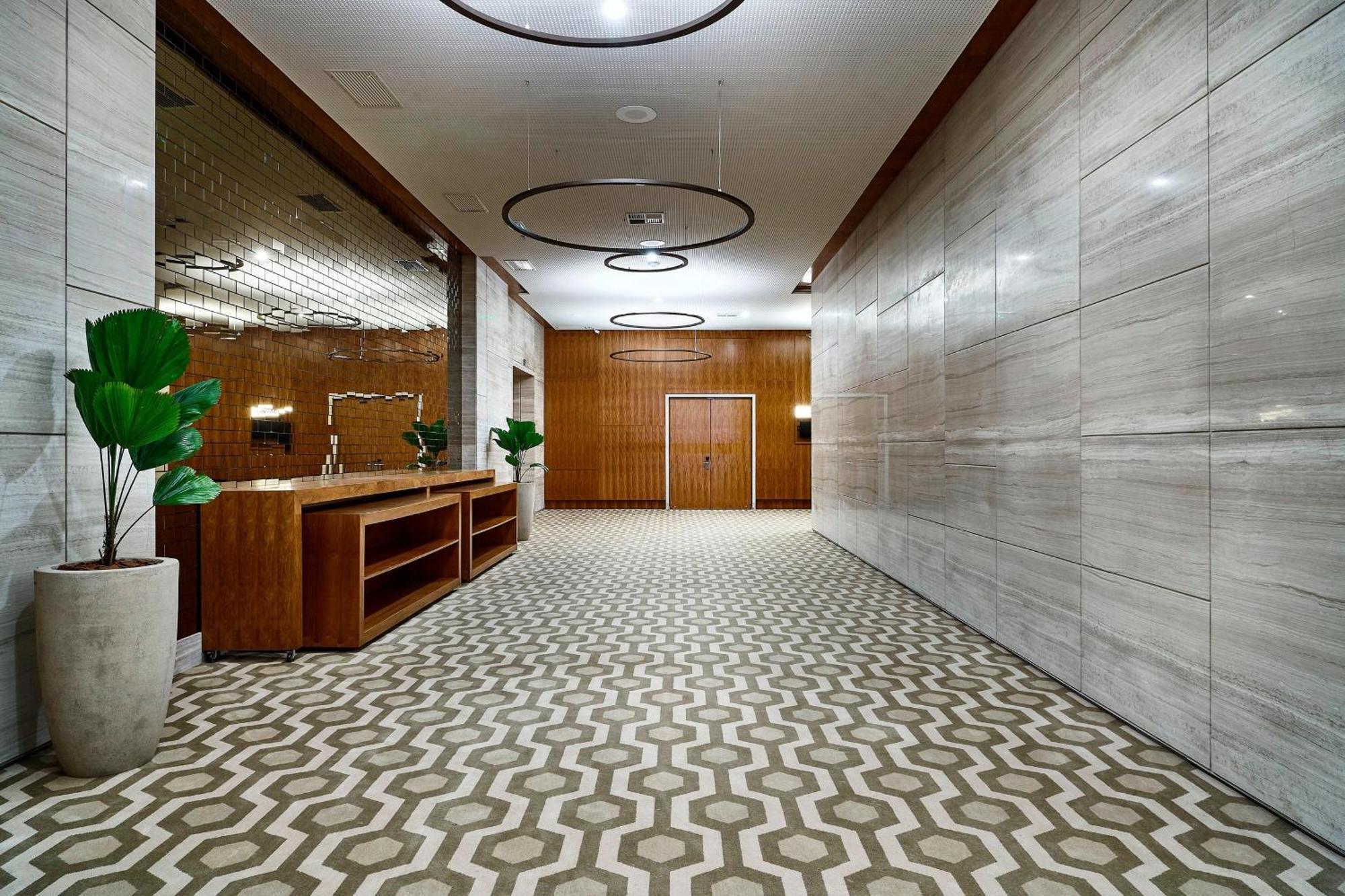 喜来登桑托斯酒店 外观 照片 Interior of the hotel