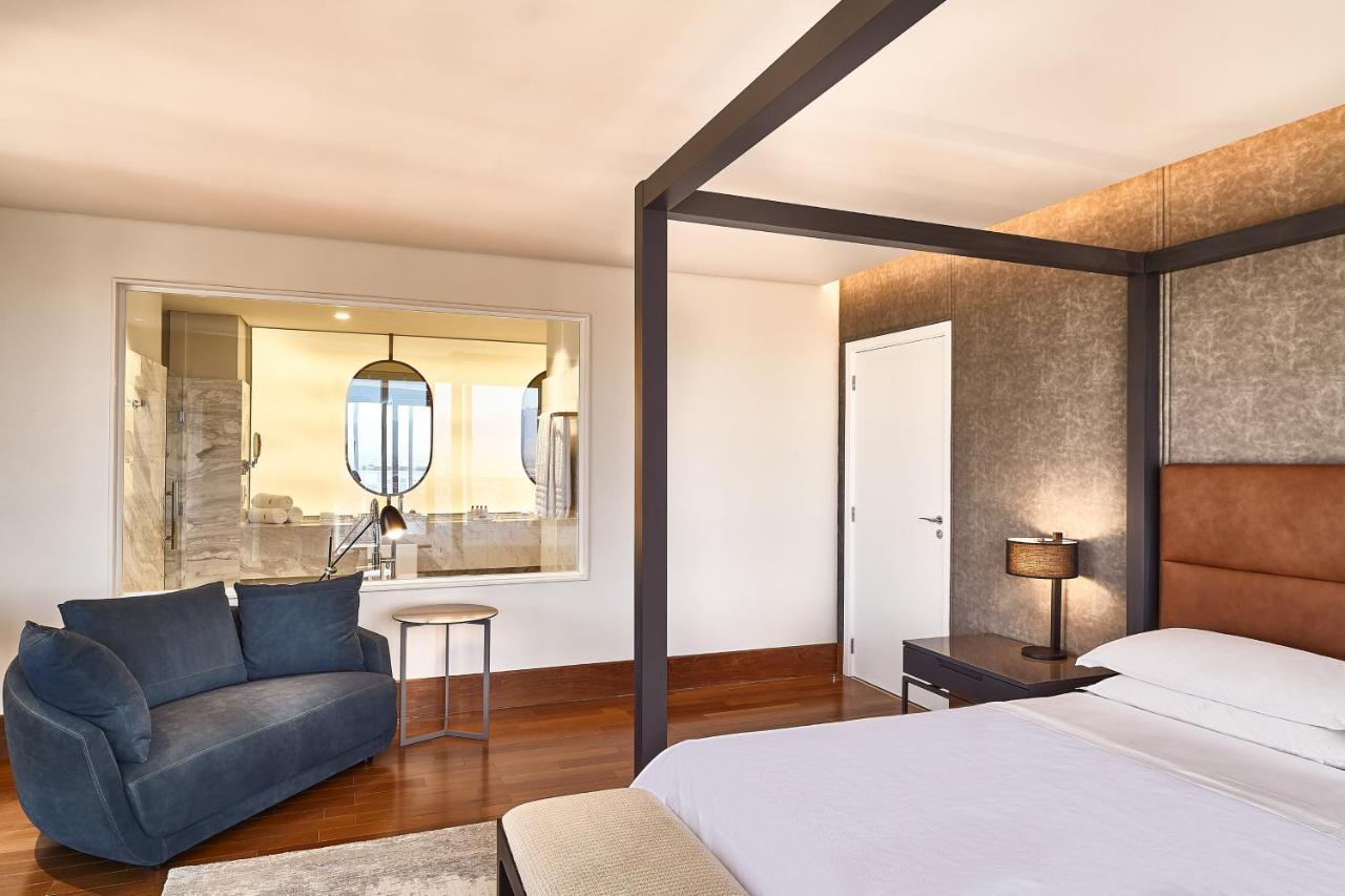 喜来登桑托斯酒店 外观 照片 A guest room at the hotel